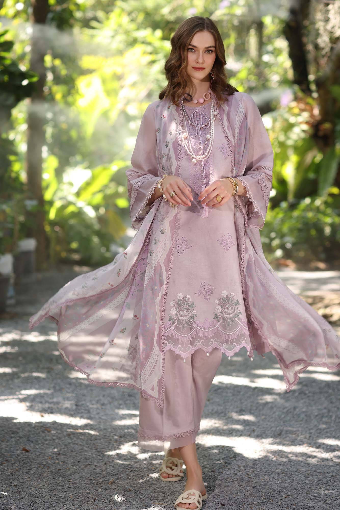 Noor by Saadia Asad | Eid Luxe Printedkari | D6-B by Maria Faisal - Registered Vendor of : Noor by Saadia Asad - type : Ladies Clothes - 100% original wedding dresses