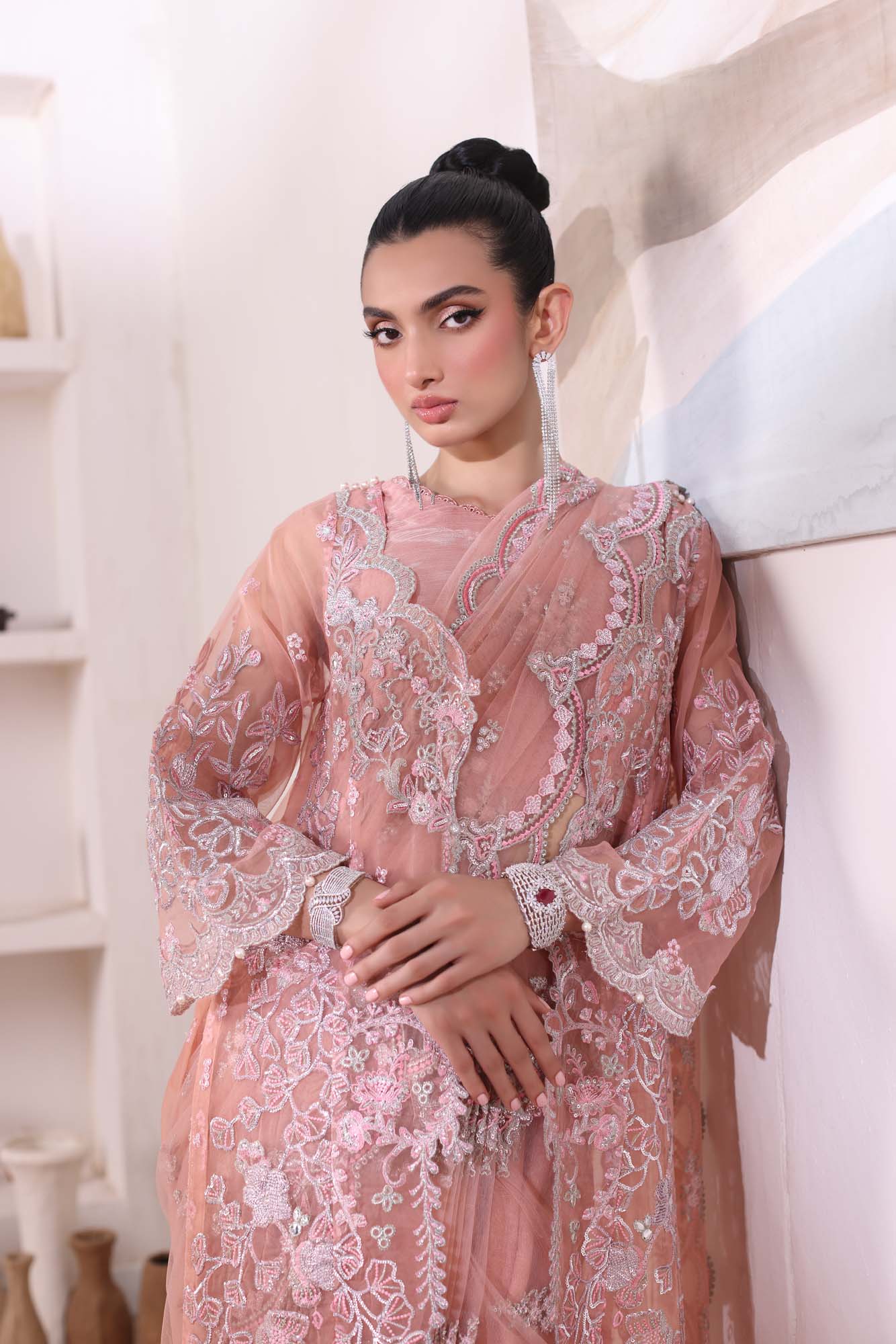 Noor by Saadia Asad | Noor Chiffon De Luxe | D6 - Wedding Dress - Maria Faisal