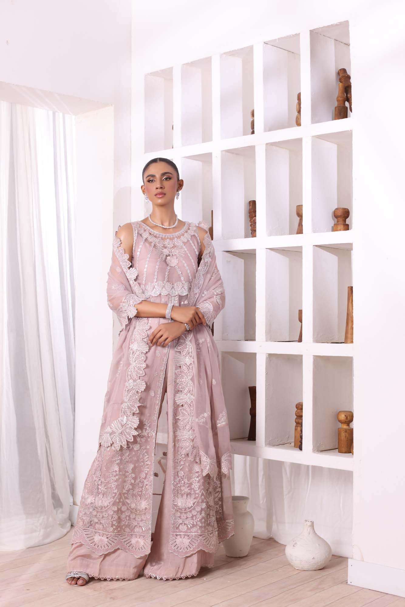 Noor by Saadia Asad | Noor Chiffon De Luxe | D3 - Wedding Dress - Maria Faisal