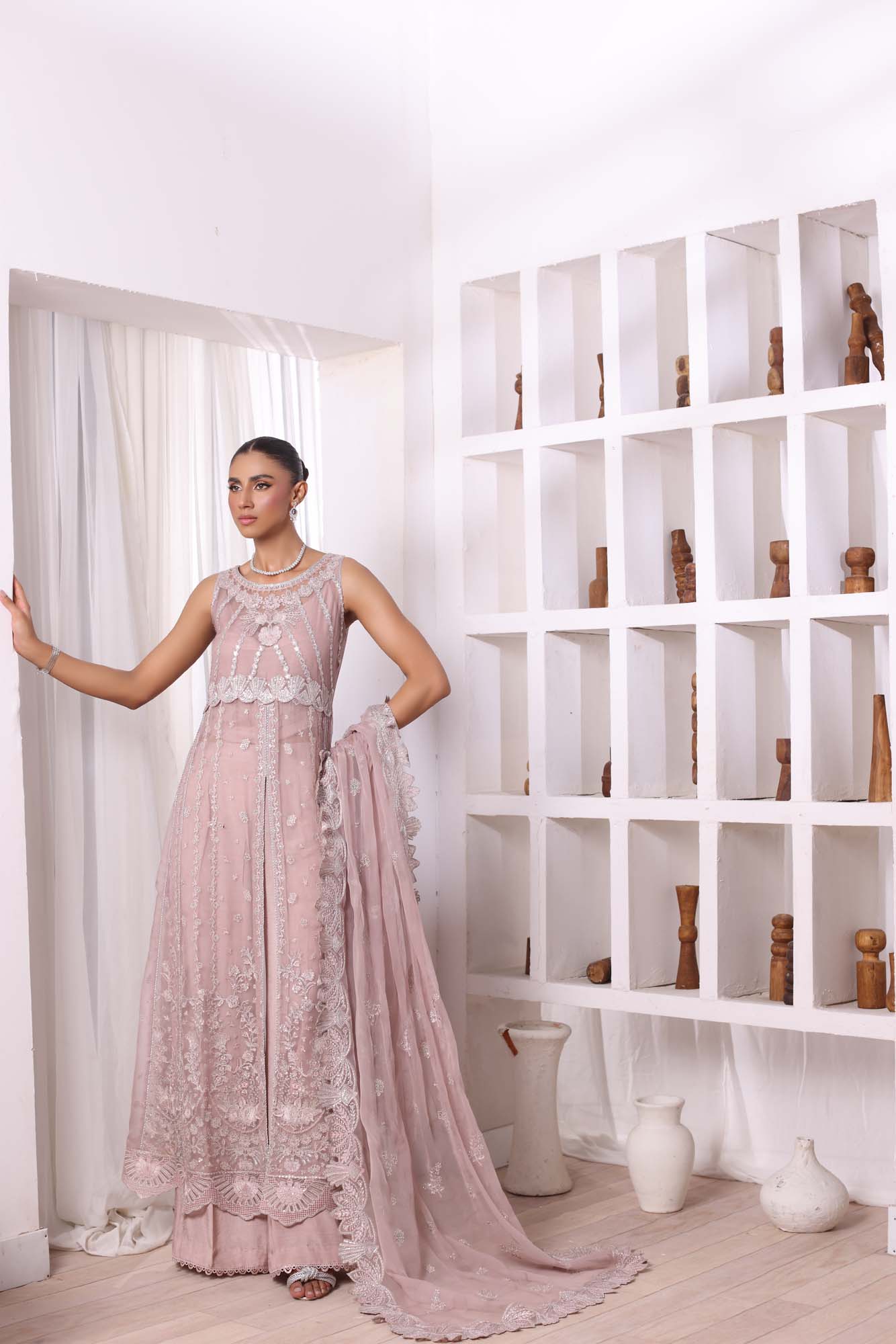Noor by Saadia Asad | Noor Chiffon De Luxe | D3 - Wedding Dress - Maria Faisal