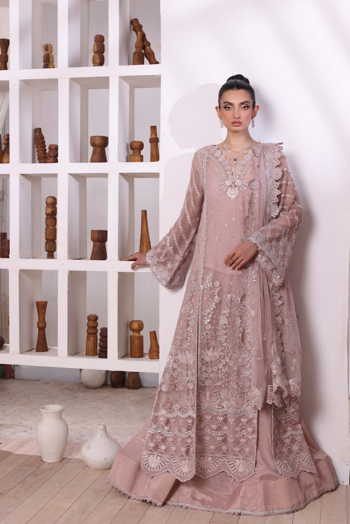 Noor by Saadia Asad | Noor Chiffon De Luxe | D3 - Wedding Dress - Maria Faisal