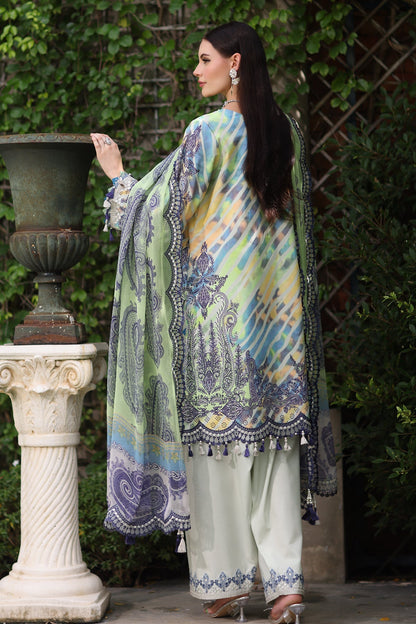 Charizma | Infinity Lawn | 3-PC Unstitched Embroidered Lawn Collection IN6-10 - Luxury Dress - available at Maria Faisal in UK and USA.