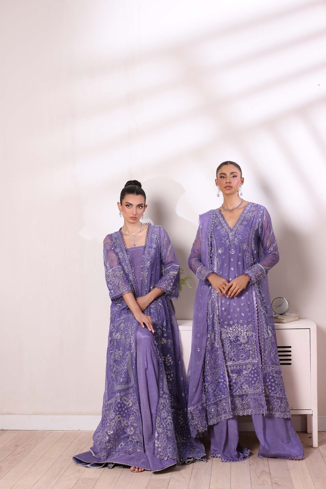 Noor by Saadia Asad | Noor Chiffon De Luxe | D2 - Wedding Dress - Maria Faisal