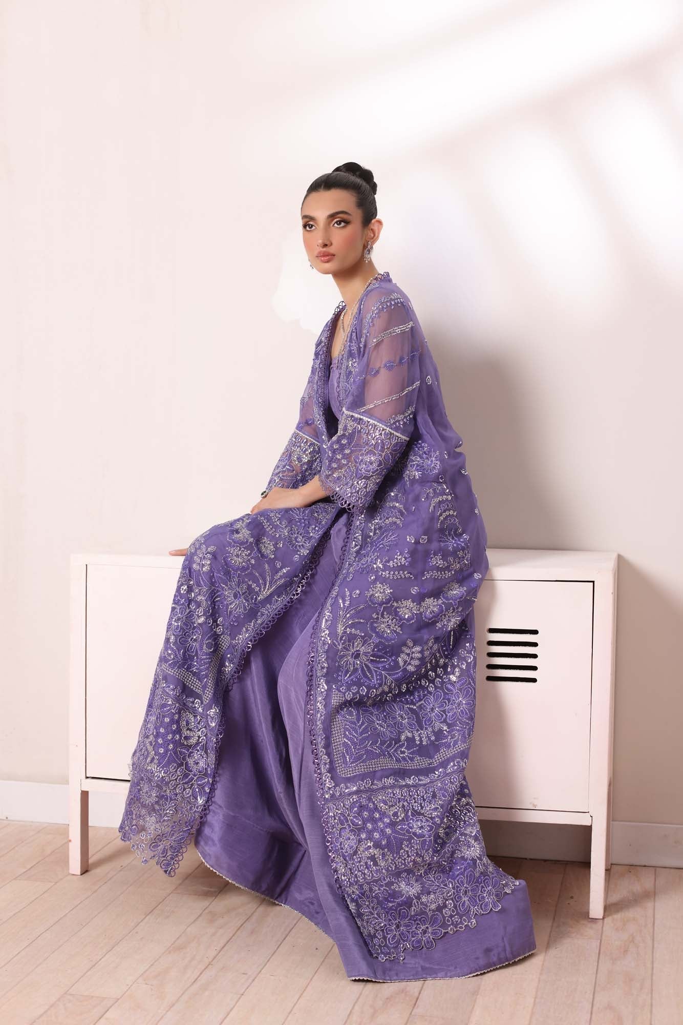 Noor by Saadia Asad | Noor Chiffon De Luxe | D2 - Wedding Dress - Maria Faisal