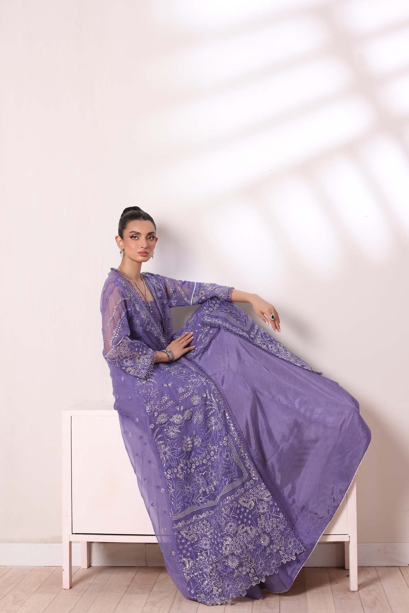 Noor by Saadia Asad | Noor Chiffon De Luxe | D2 - Wedding Dress - Maria Faisal