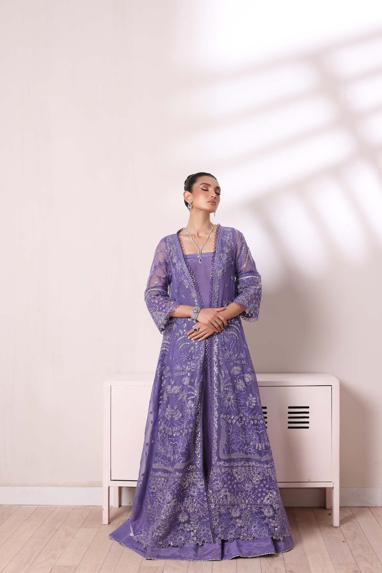 Noor by Saadia Asad | Noor Chiffon De Luxe | D2 - Wedding Dress - Maria Faisal