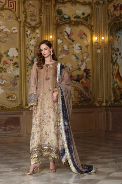 Noor by Saadia Asad | Festive 25 | D2 - Beige - Ladies Clothes - Maria Faisal