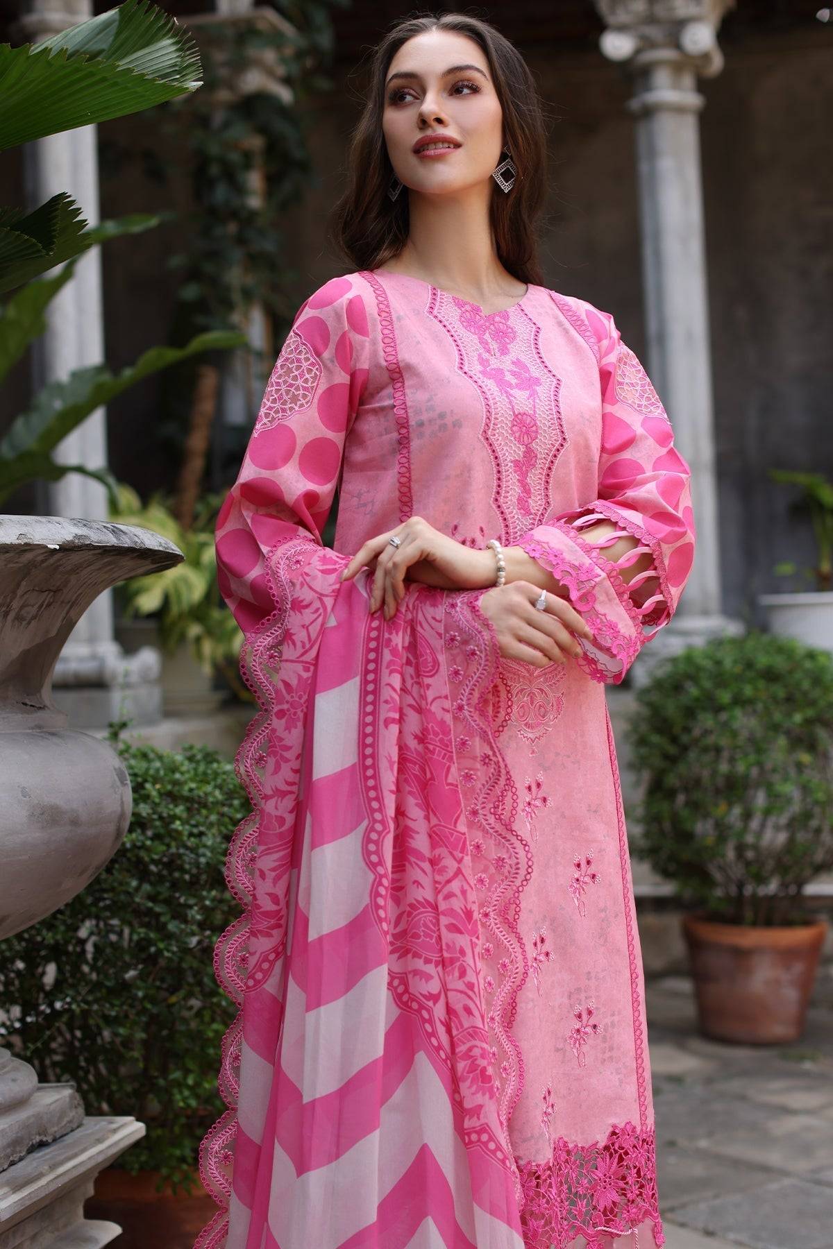 Charizma | Miraas Lawn | CMR5-01 by Maria Faisal - Registered Vendor of : Charizma - type : Ladies Clothes - 100% original wedding dresses