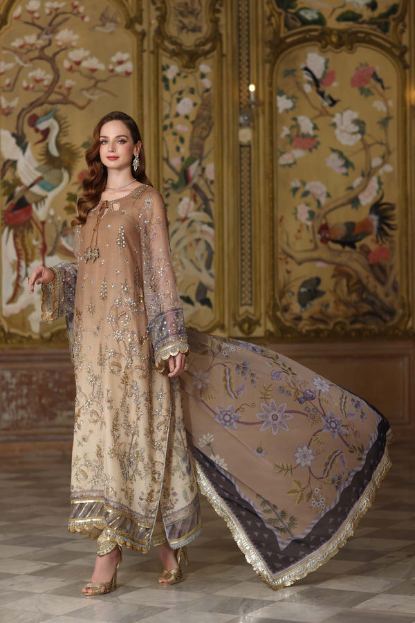 Noor by Saadia Asad | Festive 25 | D2 - Beige - Ladies Clothes - Maria Faisal