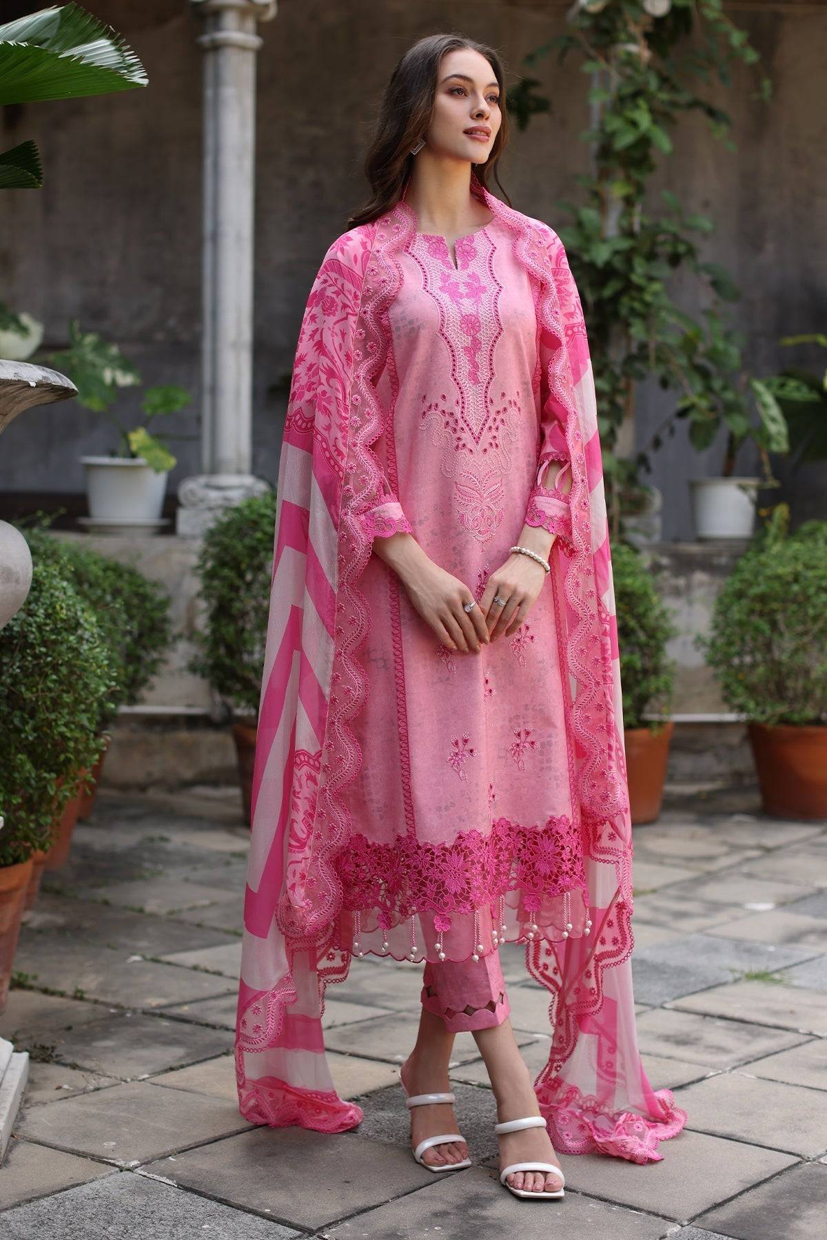 Charizma | Miraas Lawn | CMR5-01 by Maria Faisal - Registered Vendor of : Charizma - type : Ladies Clothes - 100% original wedding dresses