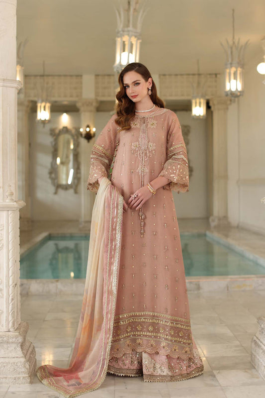 Noor by Saadia Asad | Festive 25 | D4 - Tea Pink - Ladies Clothes - Maria Faisal