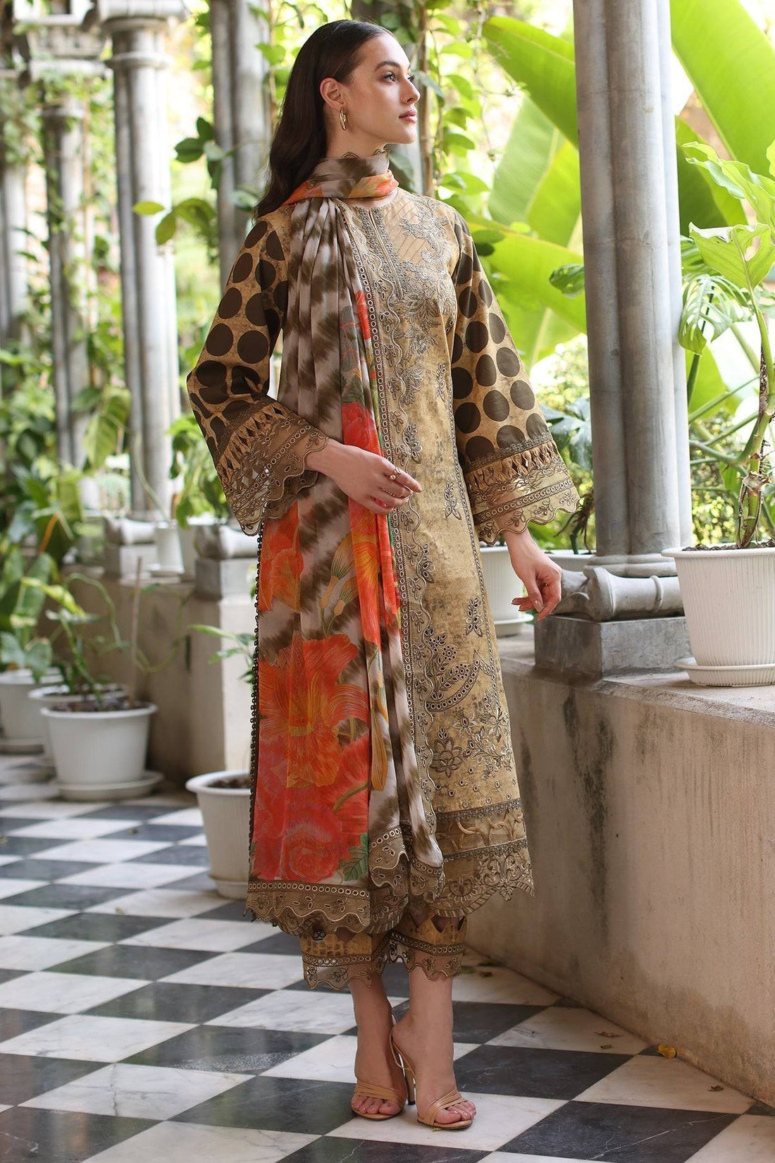 Charizma | Miraas Lawn |CMR5-05 by Maria Faisal - Registered Vendor of : Charizma - type : Ladies Clothes - 100% original wedding dresses