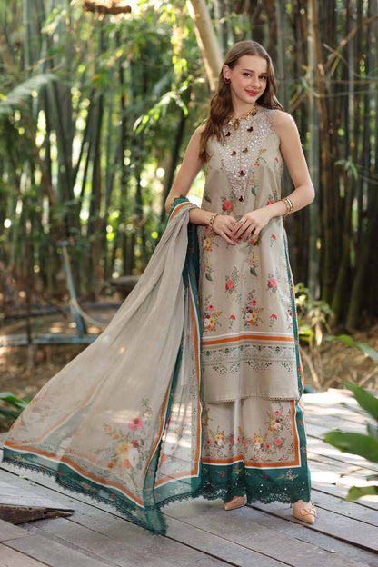 Noor by Saadia Asad | Eid Luxe Printedkari | D4-A by Maria Faisal - Registered Vendor of : Noor by Saadia Asad - type : Ladies Clothes - 100% original wedding dresses