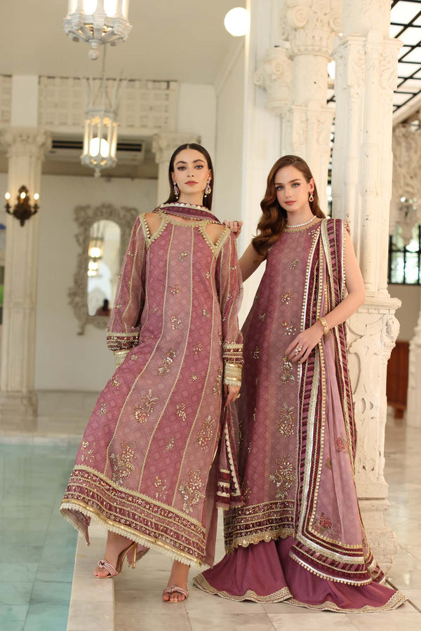 Noor by Saadia Asad | Festive 25 | D6 - Rose Pink - Ladies Clothes - Maria Faisal