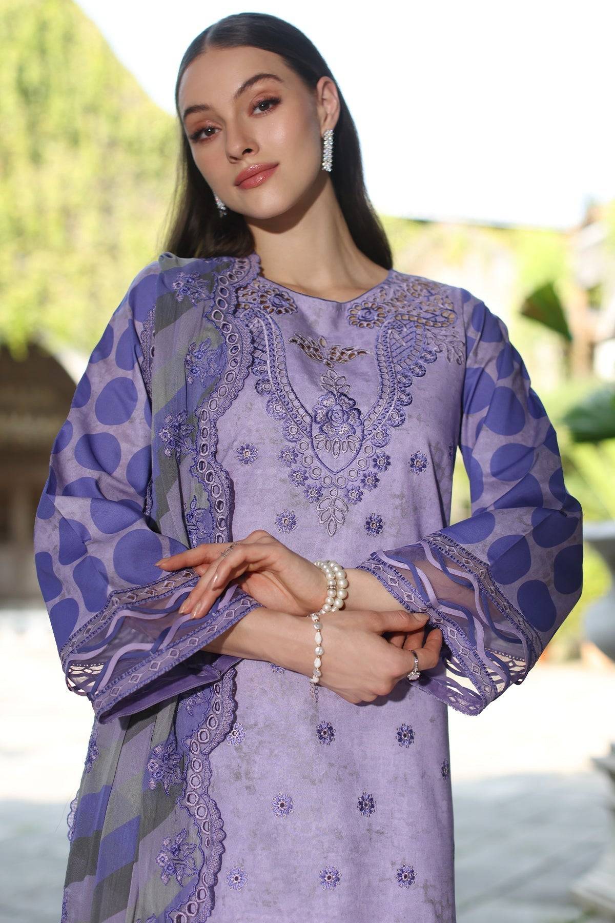 Charizma | Miraas Lawn | CMR5-06 by Maria Faisal - Registered Vendor of : Charizma - type : Ladies Clothes - 100% original wedding dresses