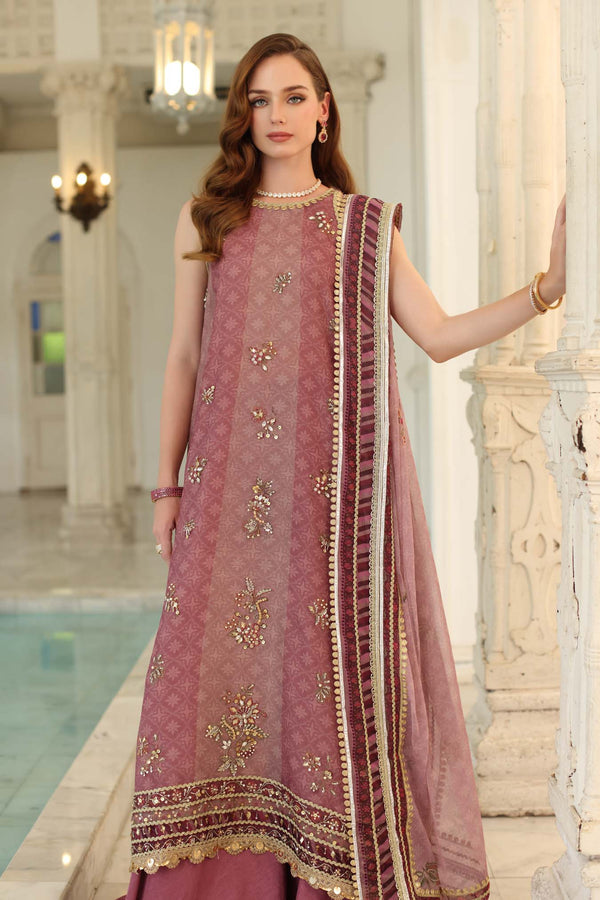 Noor by Saadia Asad | Festive 25 | D6 - Rose Pink - Ladies Clothes - Maria Faisal