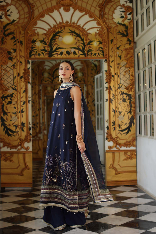 Noor by Saadia Asad | Festive 25 | D3 - Blue - Ladies Clothes - Maria Faisal