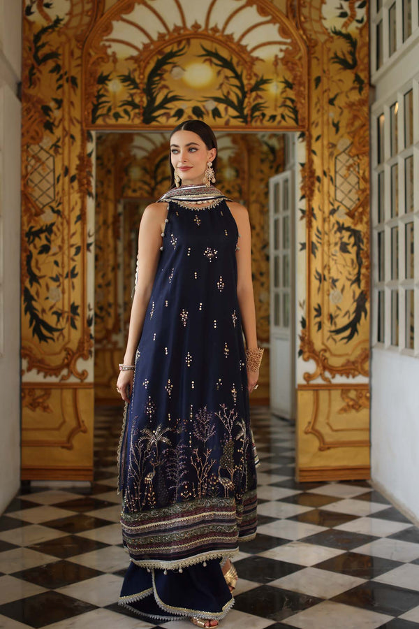 Noor by Saadia Asad | Festive 25 | D3 - Blue - Ladies Clothes - Maria Faisal