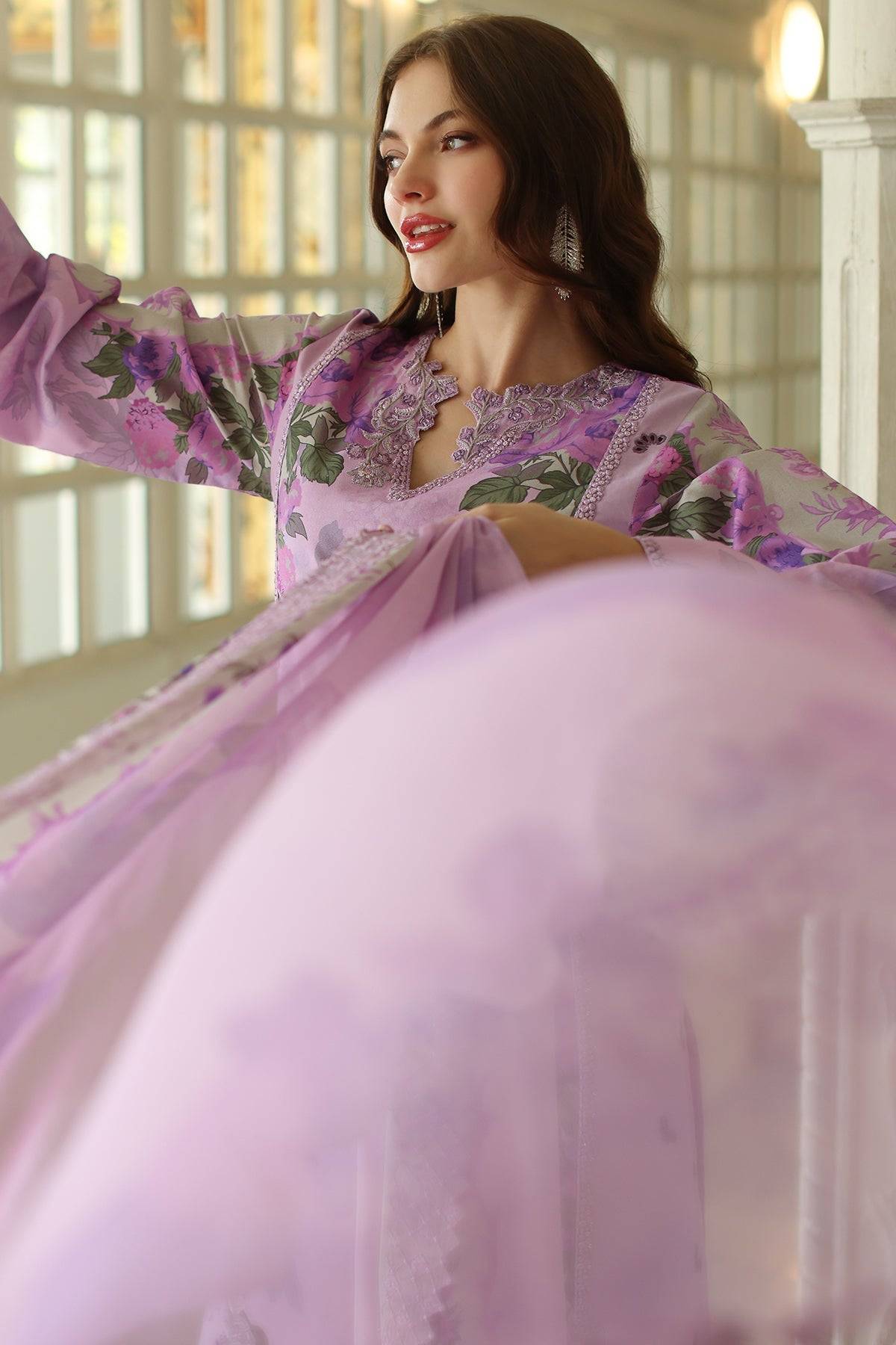 Charizma | Aniq Lawn Collection | AN5-03 by Maria Faisal - Registered Vendor of : Charizma - type : Ladies Clothes - 100% original wedding dresses