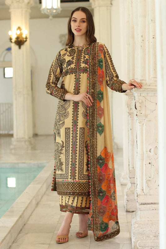 Charizma | Aniq Lawn Collection | AN5-04 by Maria Faisal - Registered Vendor of : Charizma - type : Ladies Clothes - 100% original wedding dresses