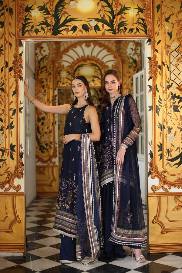 Noor by Saadia Asad | Festive 25 | D3 - Blue - Ladies Clothes - Maria Faisal