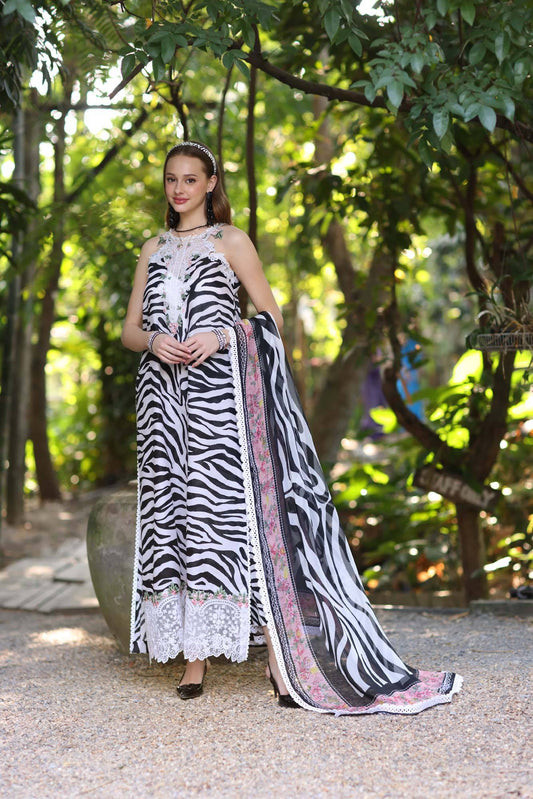 Noor by Saadia Asad | Eid Luxe Printedkari | D1-B by Maria Faisal - Registered Vendor of : Noor by Saadia Asad - type : Ladies Clothes - 100% original wedding dresses