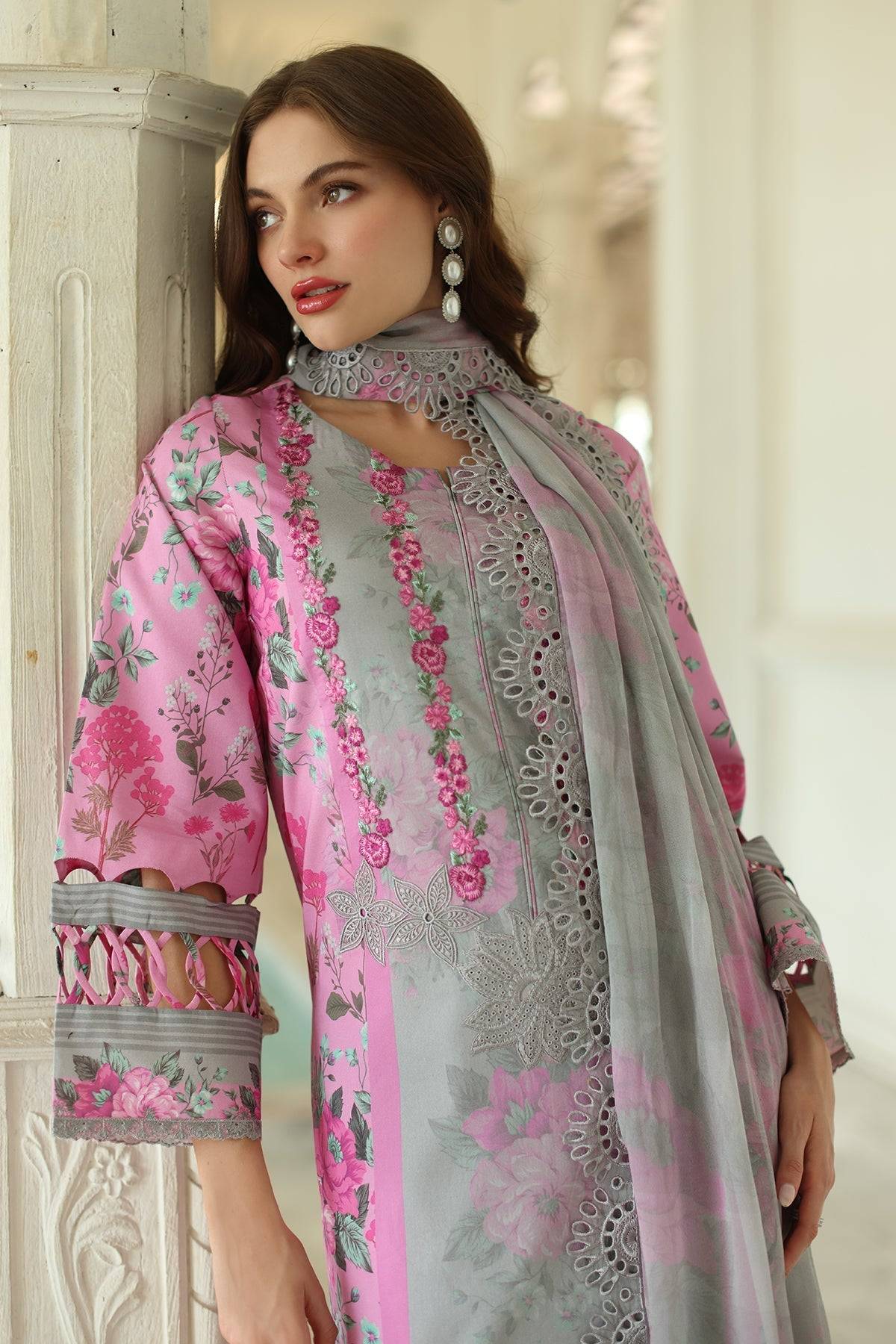 Charizma | Aniq Lawn Collection | AN5-06 by Maria Faisal - Registered Vendor of : Charizma - type : Ladies Clothes - 100% original wedding dresses