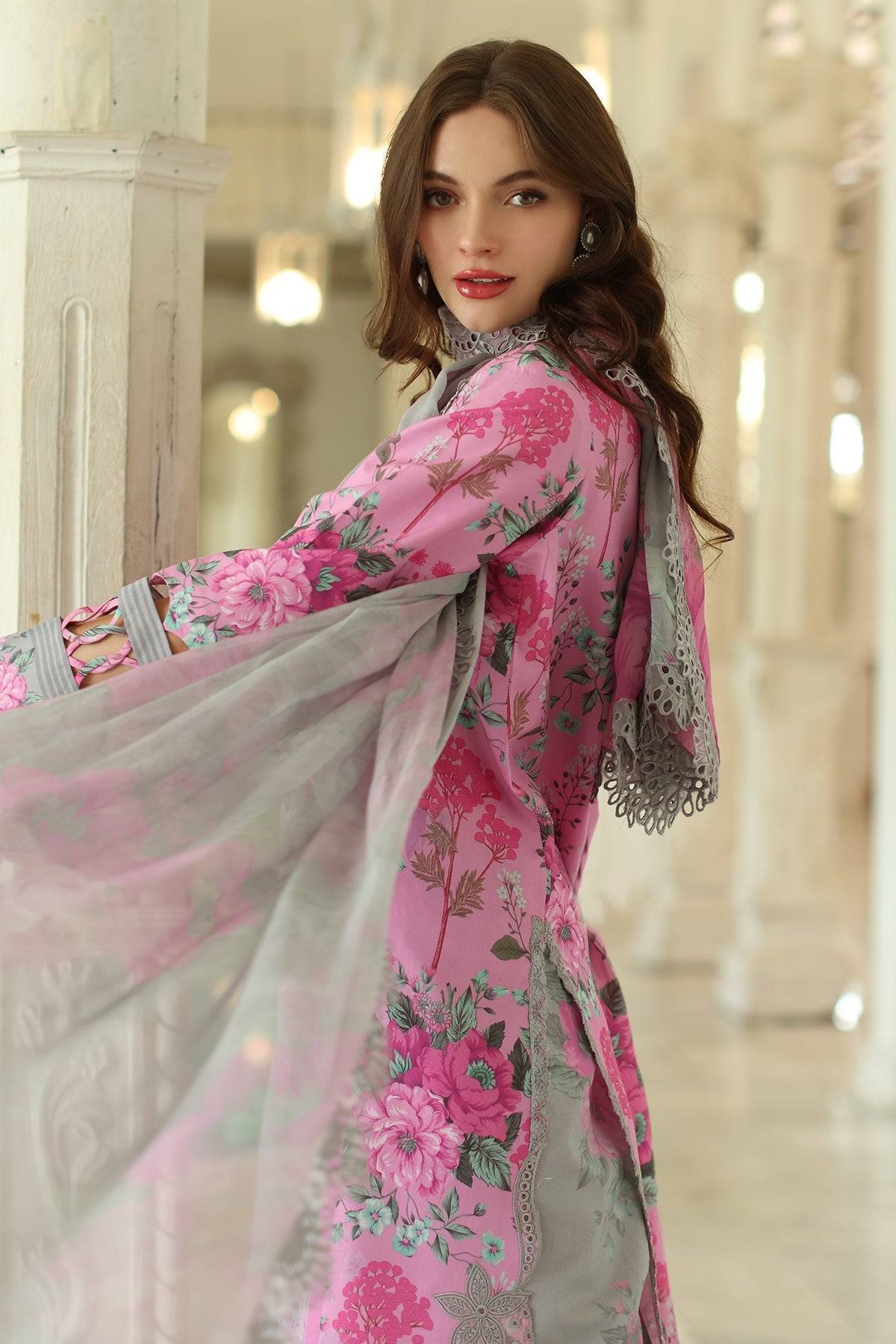 Charizma | Aniq Lawn Collection | AN5-06 by Maria Faisal - Registered Vendor of : Charizma - type : Ladies Clothes - 100% original wedding dresses