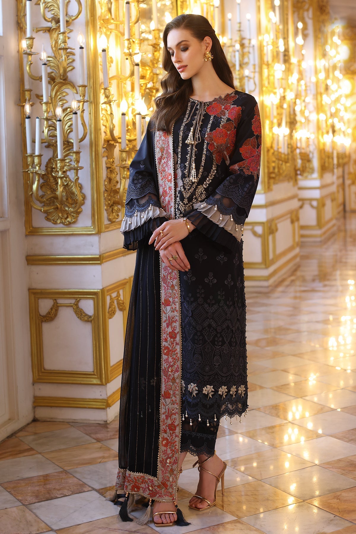 Charizma | Tabeer Eid Edition 25 | CT5-04 by Maria Faisal - Registered Vendor of : Charizma - type : Ladies Clothes - 100% original wedding dresses