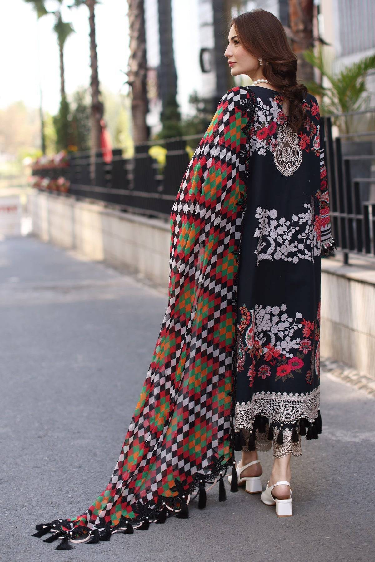 Charizma | Combination Lawn |CC5-21 by Maria Faisal - Registered Vendor of : Charizma - type : Ladies Clothes - 100% original wedding dresses
