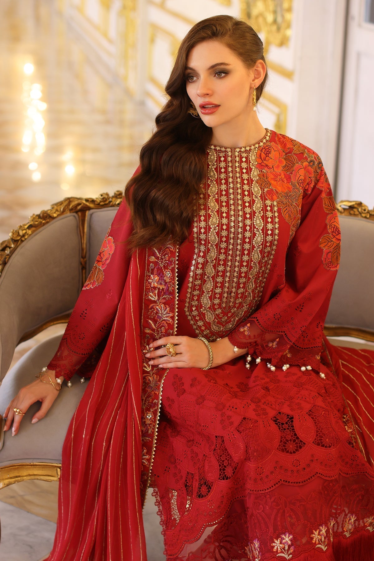 Charizma | Tabeer Eid Edition 25 | CT5-02 by Maria Faisal - Registered Vendor of : Charizma - type : Ladies Clothes - 100% original wedding dresses