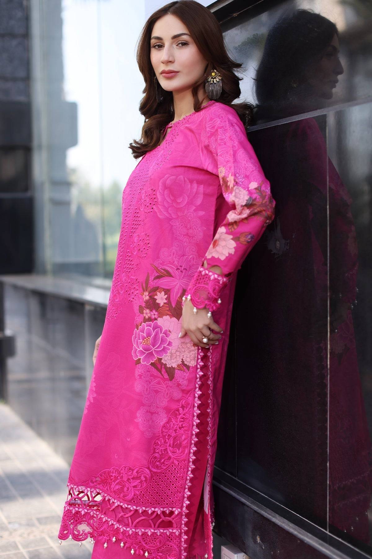 Charizma | Combination Lawn | CC5-24 by Maria Faisal - Registered Vendor of : Charizma - type : Ladies Clothes - 100% original wedding dresses