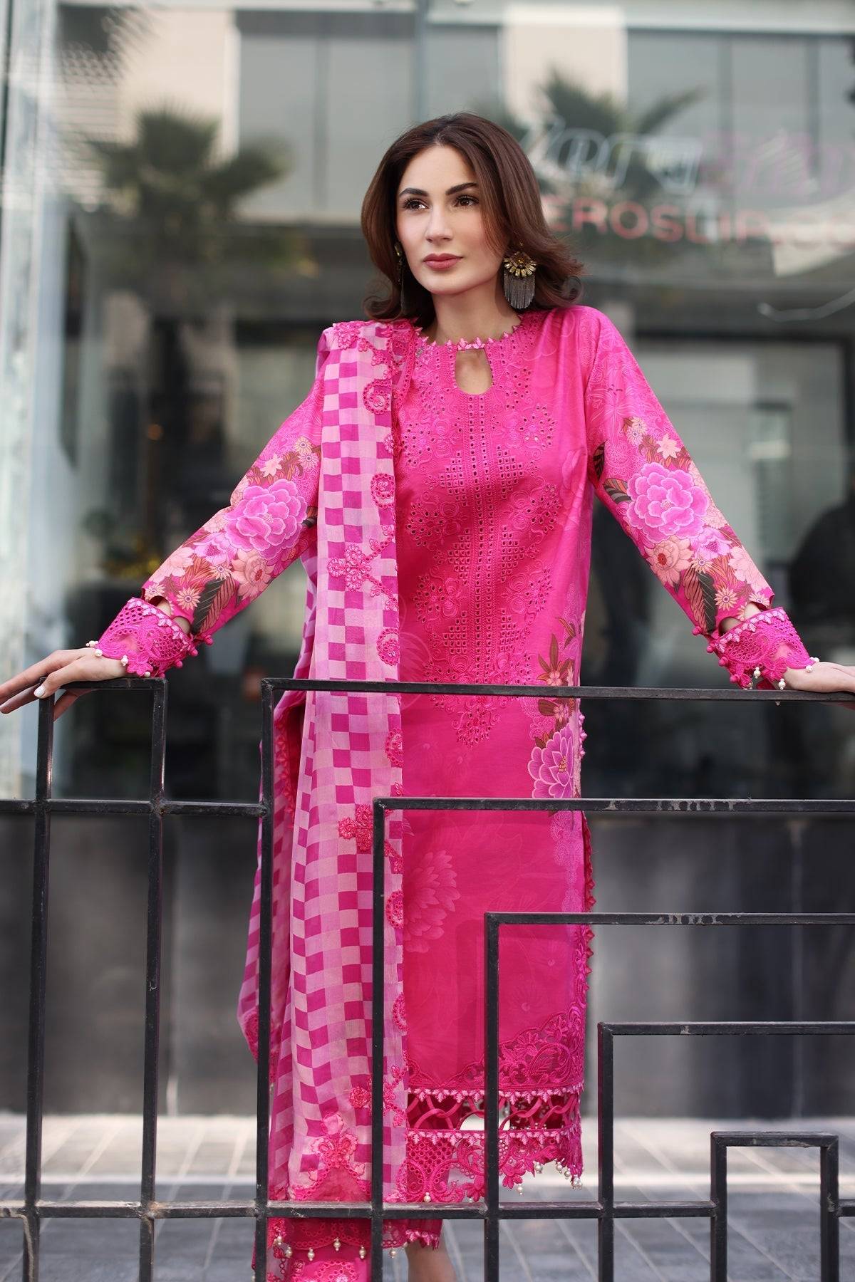 Charizma | Combination Lawn | CC5-24 by Maria Faisal - Registered Vendor of : Charizma - type : Ladies Clothes - 100% original wedding dresses