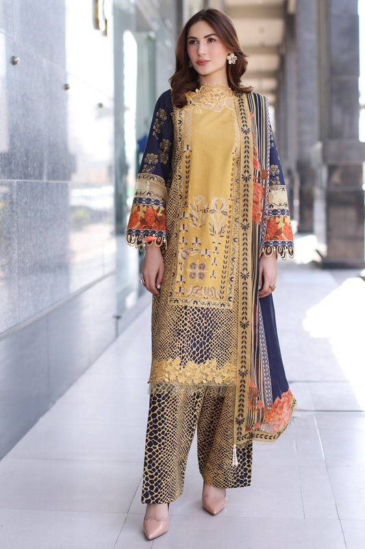 Charizma | Combination Lawn | CC5-28 by Maria Faisal - Registered Vendor of : Charizma - type : Ladies Clothes - 100% original wedding dresses