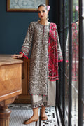 Charizma | C Prints Winter 25 | 3-PC Unstitched Printed Linen Collection CPW5-09 - Ladies Clothes - Maria Faisal