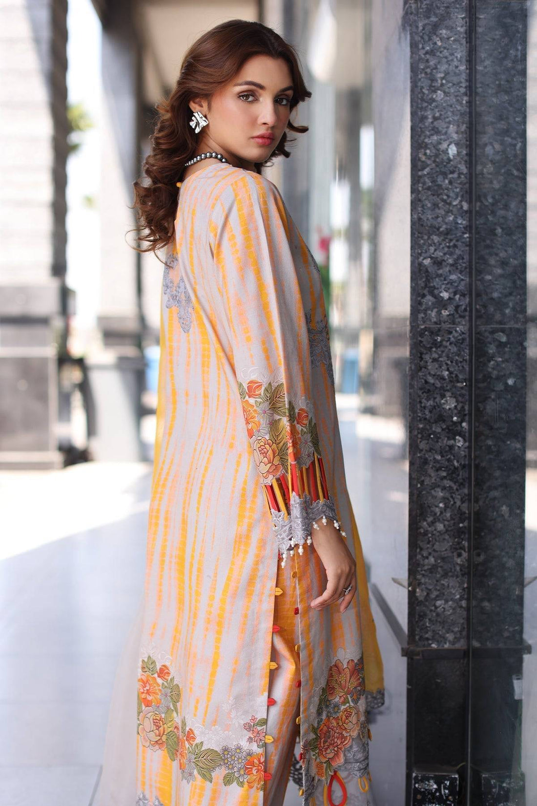 Charizma | Combination Lawn | CC5-25 by Maria Faisal - Registered Vendor of : Charizma - type : Ladies Clothes - 100% original wedding dresses
