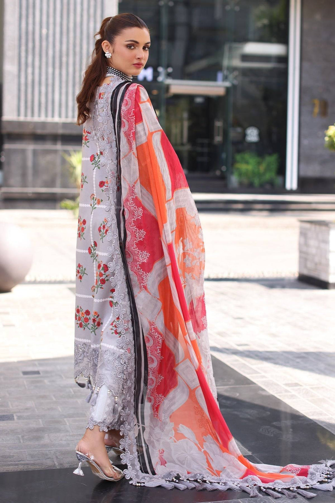 Charizma | Combination Lawn | CC5-23 by Maria Faisal - Registered Vendor of : Charizma - type : Ladies Clothes - 100% original wedding dresses