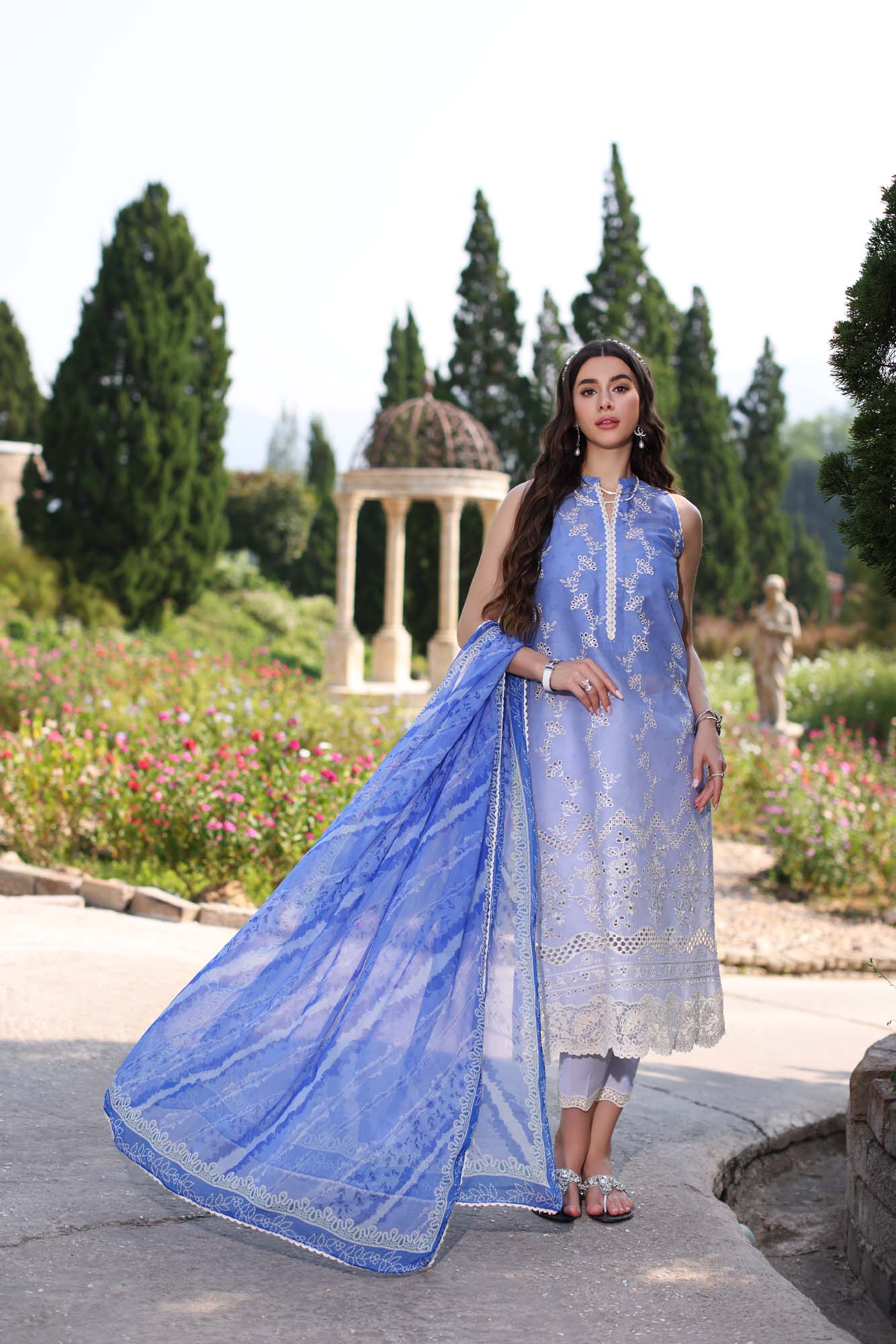 Noor by Saadia Asad | Eid Luxe Printkari 24 | D8 - Maria Faisal