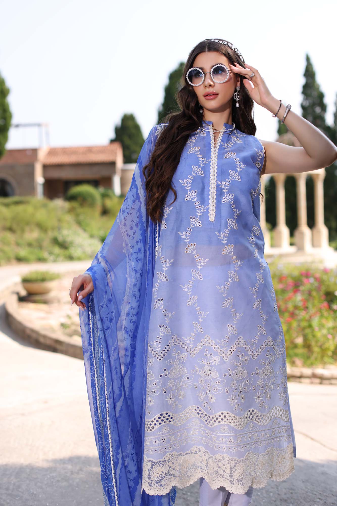 Noor by Saadia Asad | Eid Luxe Printkari 24 | D8 - Maria Faisal