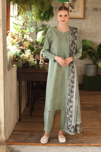 Saadia Asad | Winter Printkhaas 25 | D8 - A - Casual Dress - available at Maria Faisal in UK and USA.