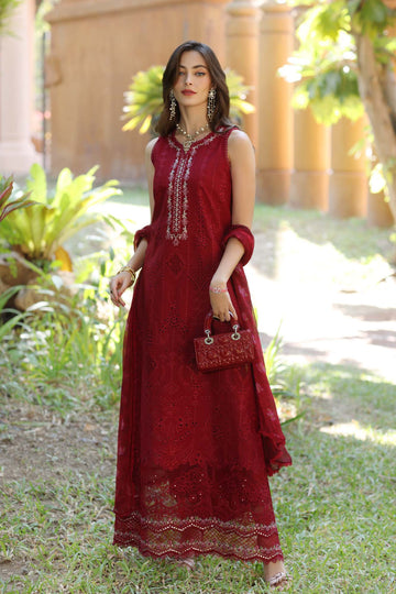 Noor by Saadia Asad | Eid Luxury Laserkari 25 | D7-A