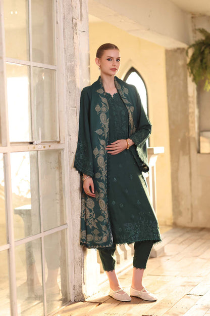 Noor by Saadia Asad | Winter Embroidered Printkhaas 25 | D9- A - Luxury Dress - available at Maria Faisal in UK and USA.