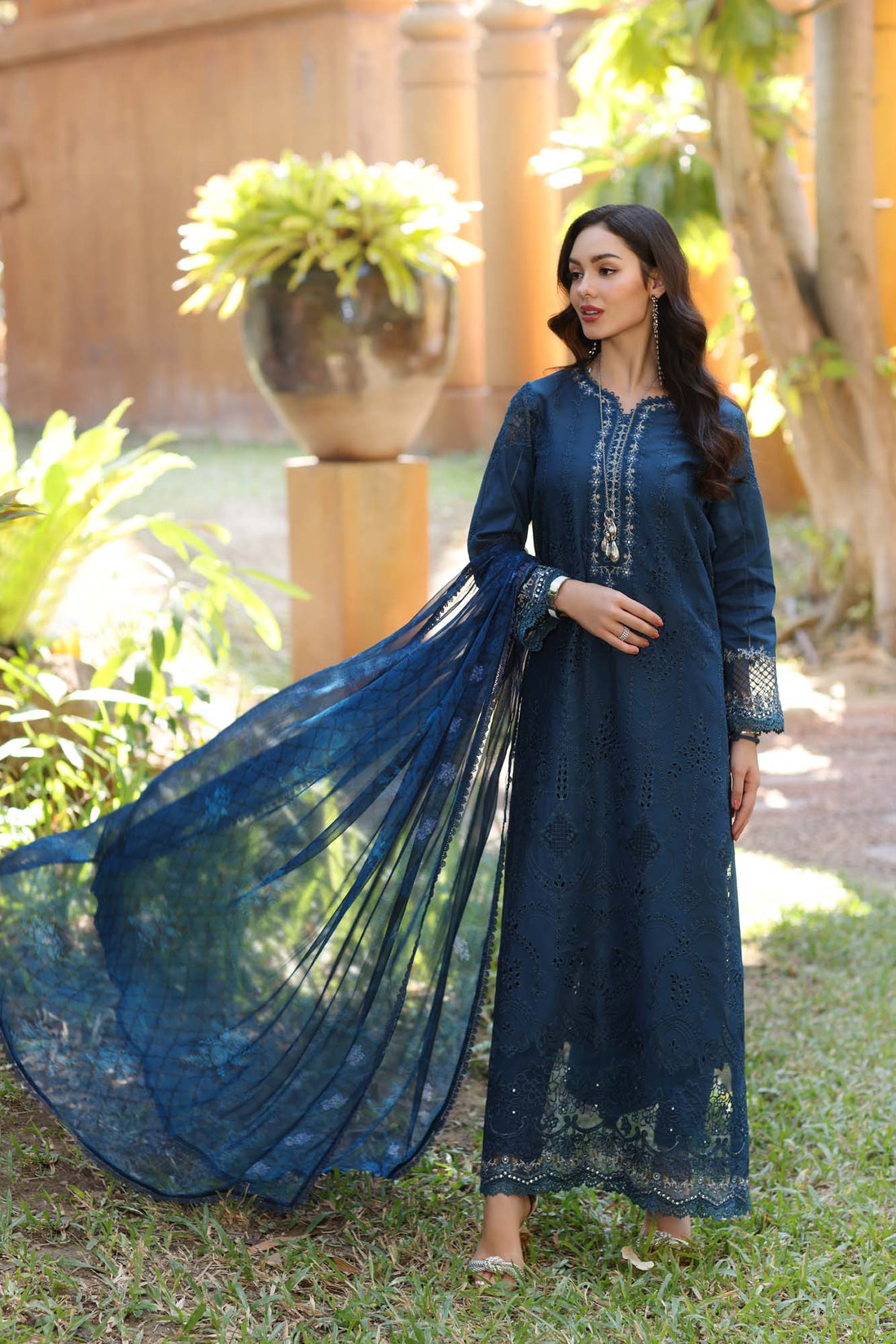 Noor by Saadia Asad | Eid Luxury Laserkari 25 | D7-B