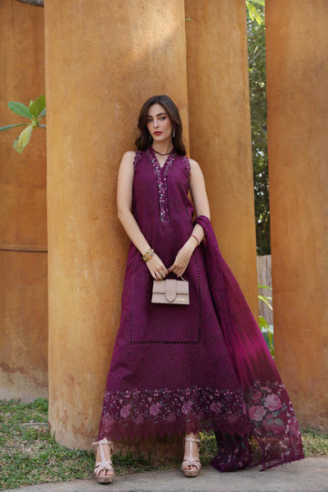 Noor by Saadia Asad | Eid Luxury Laserkari 25 | D2-A