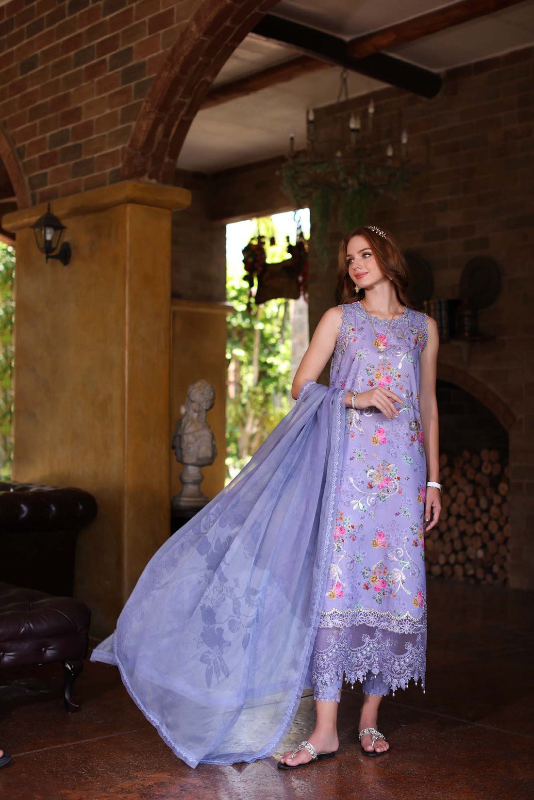 Noor by Saadia Asad | Eid Luxe Printkari 24 | D10 - Waniyas