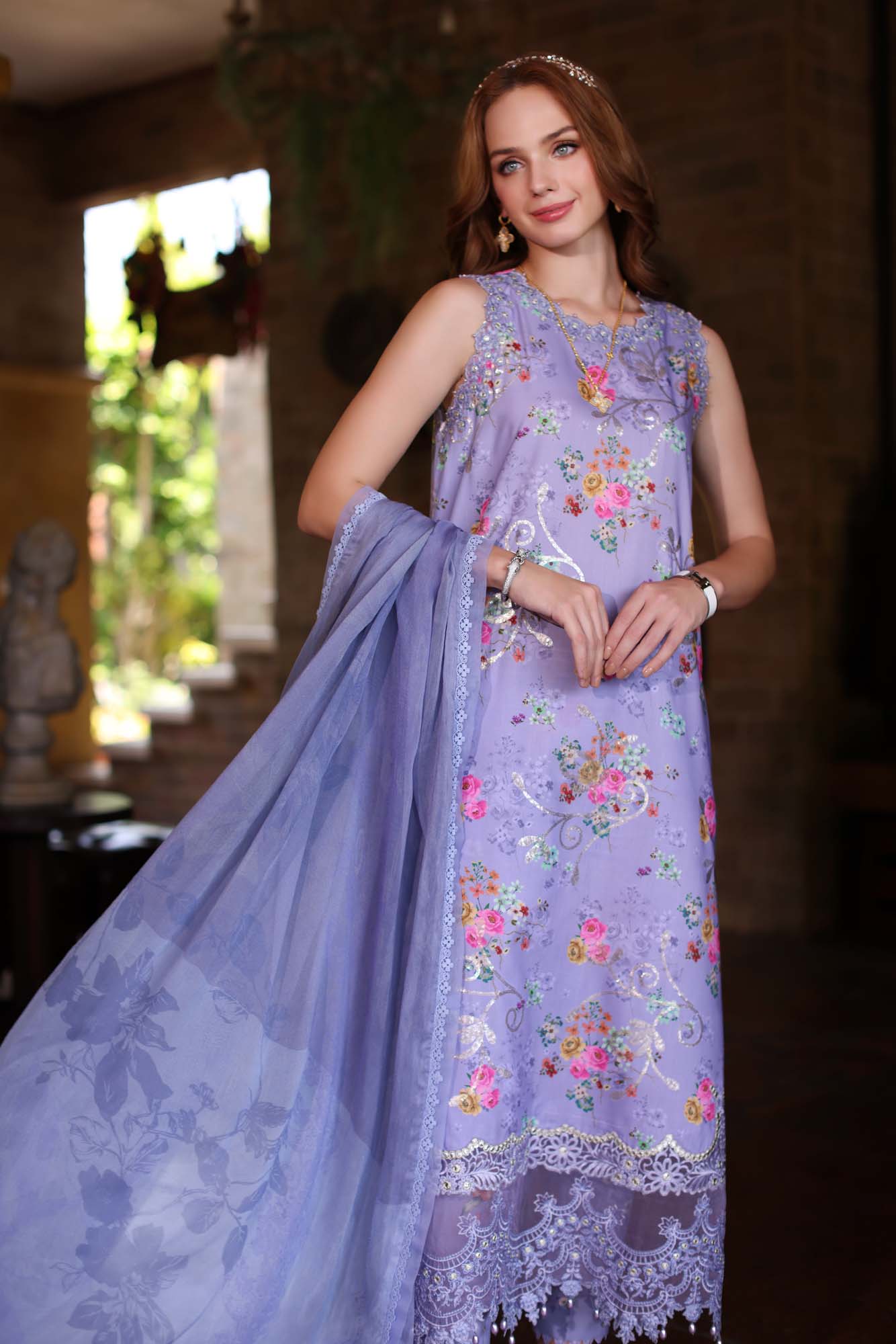 Noor by Saadia Asad | Eid Luxe Printkari 24 | D10 - Maria Faisal