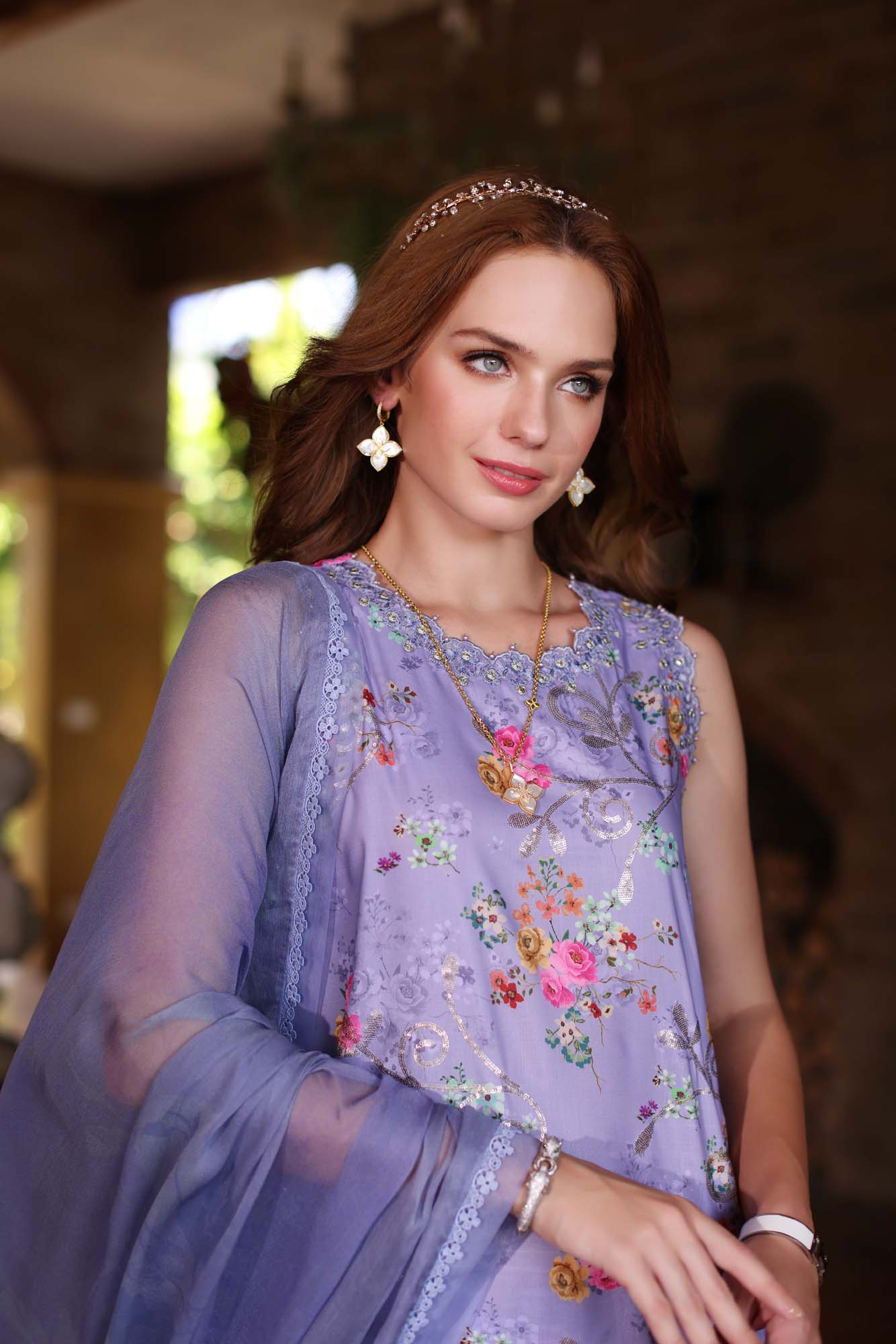 Noor by Saadia Asad | Eid Luxe Printkari 24 | D10 - Maria Faisal