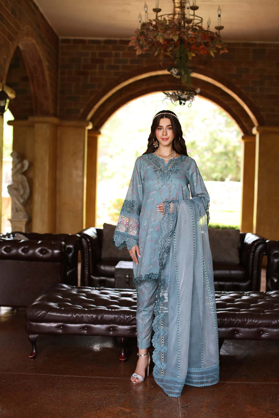 Noor by Saadia Asad | Eid Luxe Printkari 24 | D2 - Waniyas