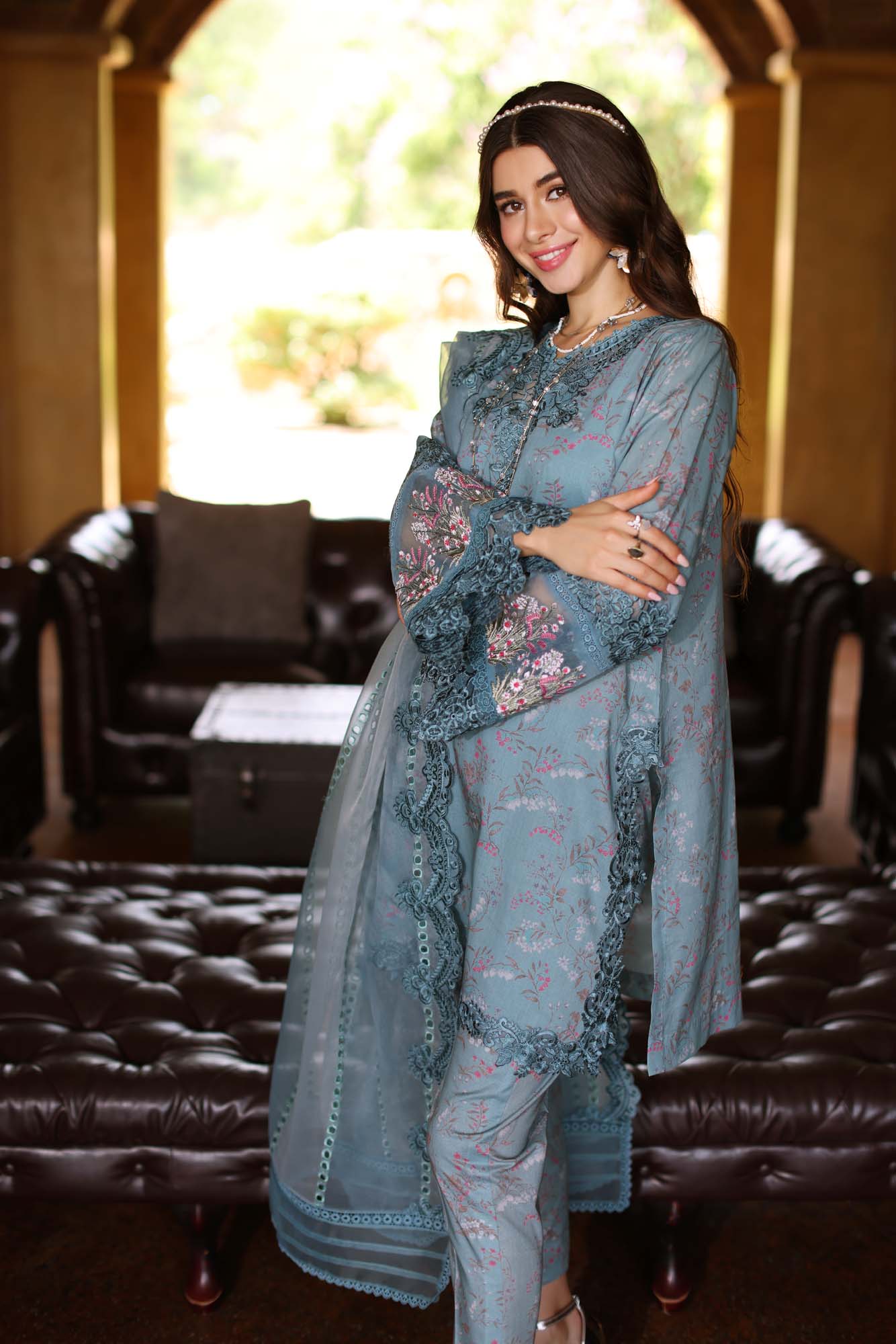 Noor by Saadia Asad | Eid Luxe Printkari 24 | D2 - Maria Faisal