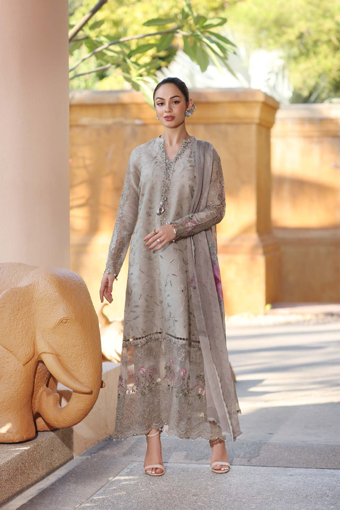 Noor by Saadia Asad | Eid Luxury Laserkari 25 | D1-B